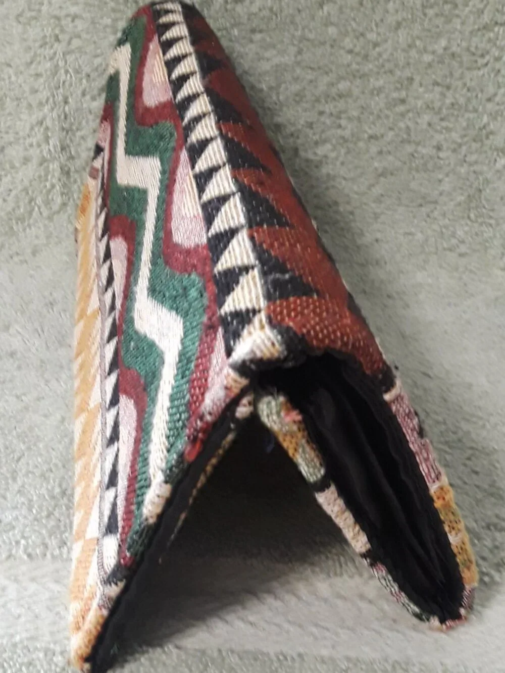 Southwestern Woven Fabric Clutch Wallet Aztec Geometric Cash Organizer Envelope